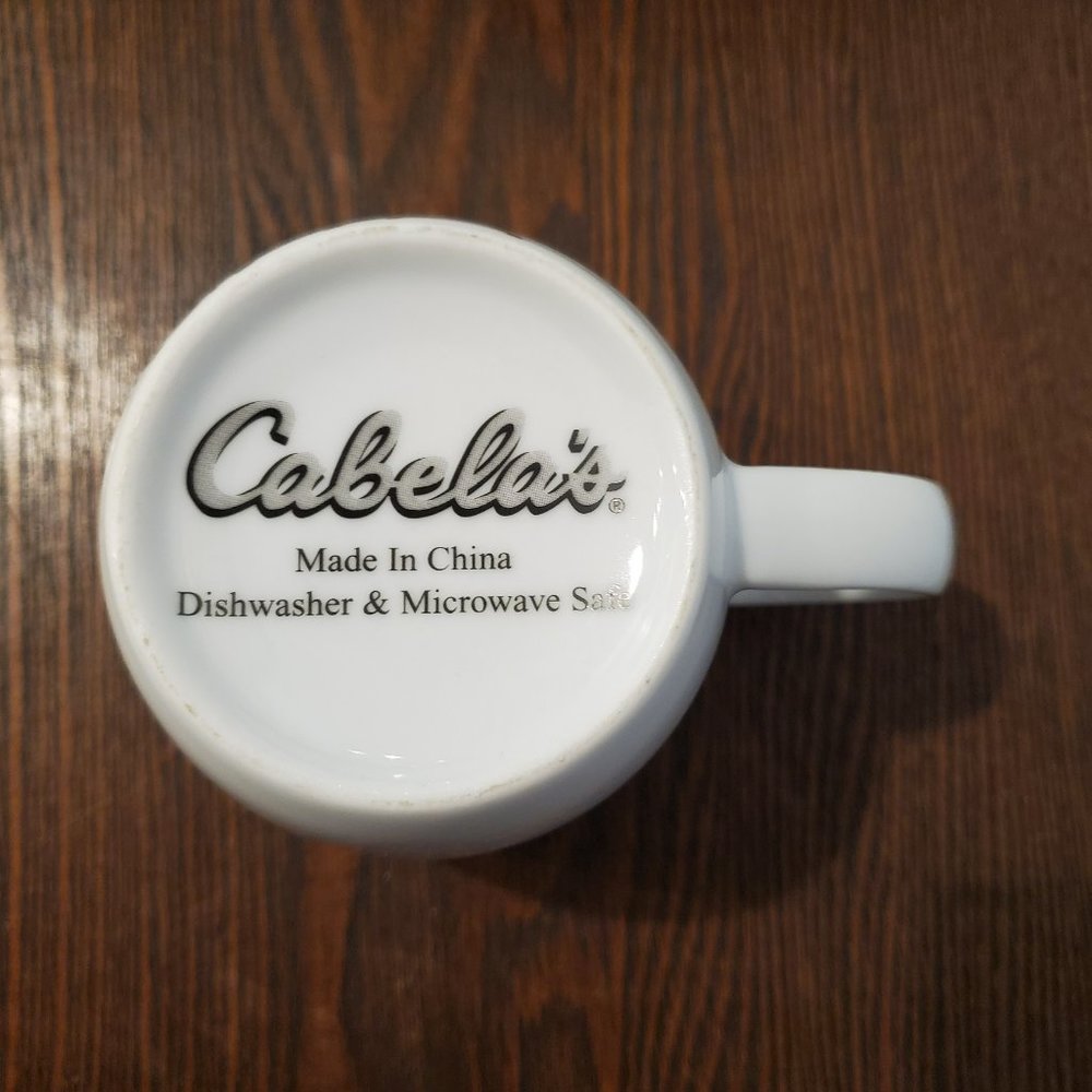 Cabela's Cream Mug with Brown Reeds - Picture 6 of 7